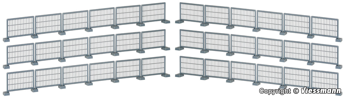 Kibri 38649, Bauzaun, Bausatz / H0