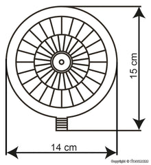 Kibri 9457, Wasserturm Duisburg, Bausatz / H0