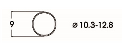 Roco, 40069, Haftreifen DC 10,3-12,8mm, 1 Stück