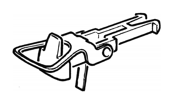 Roco, 40243, Bügelkupplung mit NEM-Aufnahme, 1 Stück