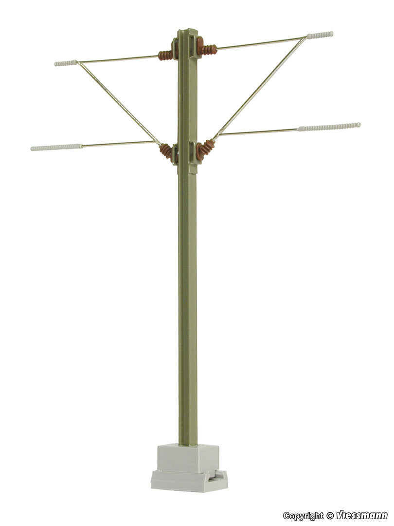 Viessmann 4124, H-Profil Mittelmast mit Auslegern / H0