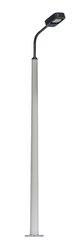 Busch, 4136, H0 Betonmast-Leuchte, gelb