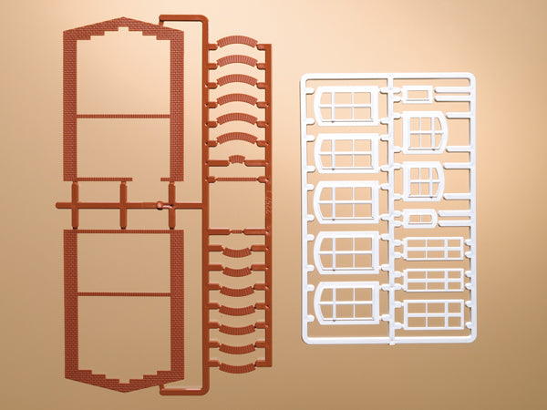 Auhagen 41615, Fensterbögen und Fenster, / H0