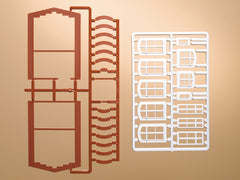Auhagen 41615, Fensterbögen und Fenster, / H0