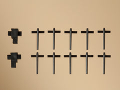Auhagen 41619, Seilzughalter, Druckrollenkästen, Bausatz / H0