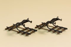 Auhagen 41664, Prellbock - geschwungen, Bausatz / H0