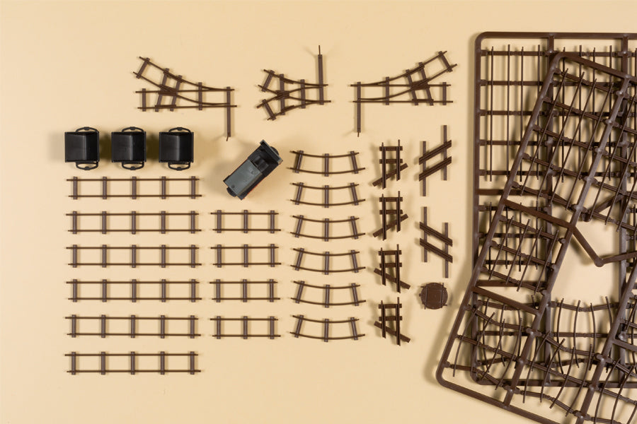 Auhagen 41700, Feldbahnset - Attrappe, Bausatz / H0f