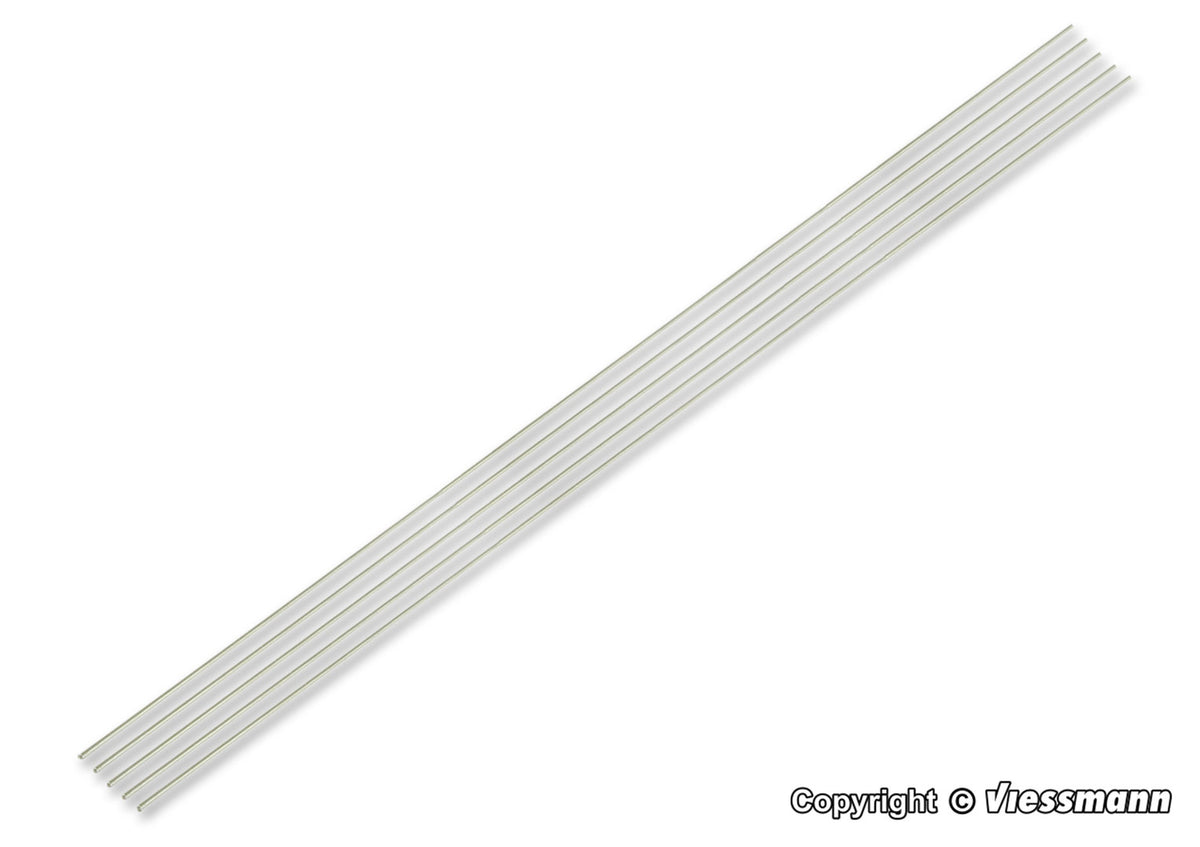 Viessmann 4191, Oberleitungsdraht 250 mm, 5 Stück / H0