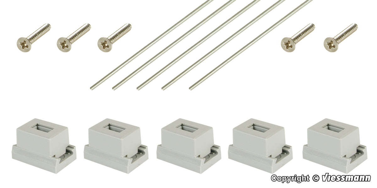 Viessmann 4192, Bodenanker, 5 Stück / H0