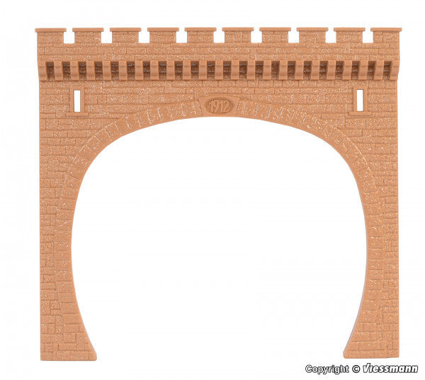 Vollmer 42502, Tunnelportal, zweigleisig, 2 Stück / H0