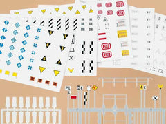 Auhagen 42602, Eisenbahn – Signaltafeln & Schilder, Bausatz / H0 - TT