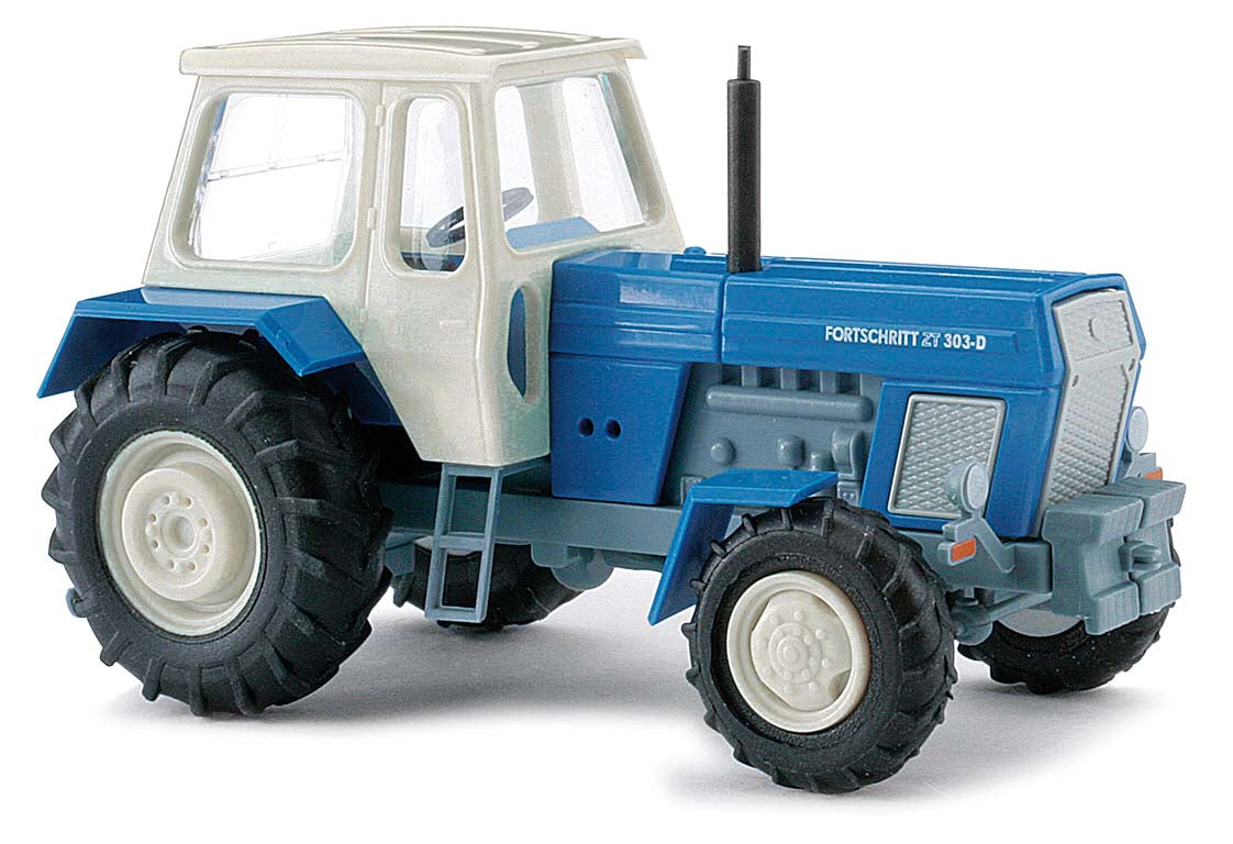 Busch 42847, Traktor Fortschritt ZT 303-D, blau, / H0