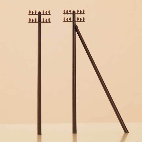 Auhagen 43586, Telegrafenmasten, Bausatz / TT