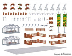 Vollmer 43644, Garten-Center, Bausatz / H0
