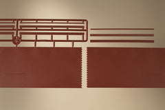 Auhagen 43658, Ziegelmauern mit Zahnfriesvarianten, Bausatz / TT