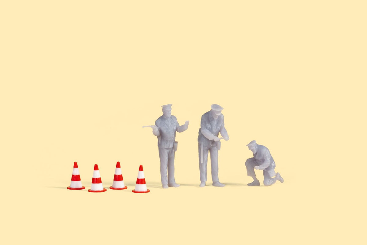 Auhagen 43684, Figuren Verkehrskontrolle / TT