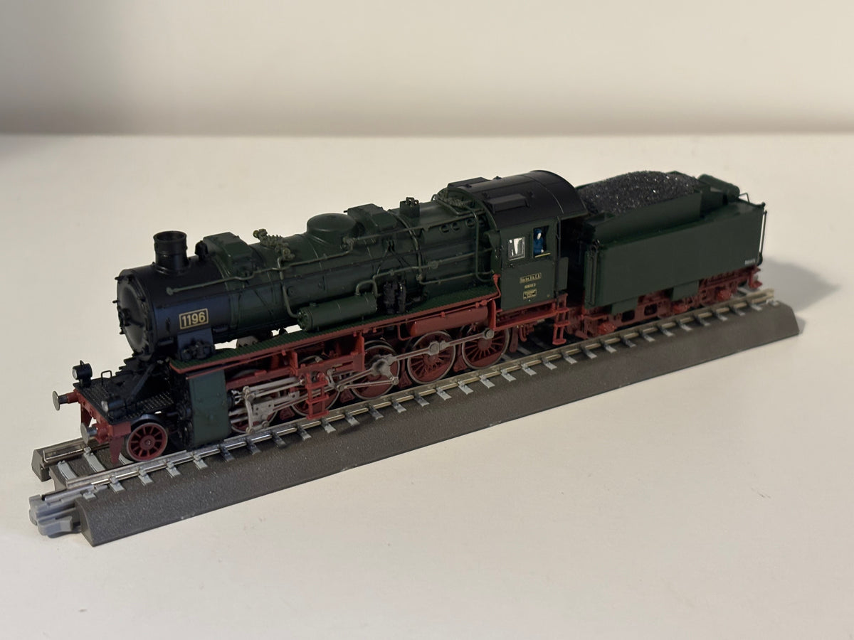 Arnold HN 9047, Kgl.Sächs. Sts.E.B., Dampflokomotive Reihe XIII H 1196, in grüner Lackierung, Ep. I / TT