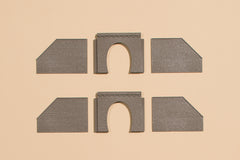 Auhagen 44635, Tunnelportale eingleisig, Bausatz / N