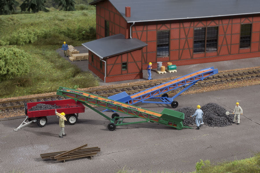 Auhagen 44640, Förderbänder, Bausatz / N