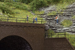 Auhagen 44643, Geländer, Bausatz / N