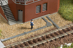 Auhagen 44646, Abdeck- u. Umlenkkästen für Drahtzüge, Bausatz / N