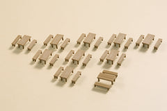 Auhagen 44650, Bänke & Tische, Bausatz / N