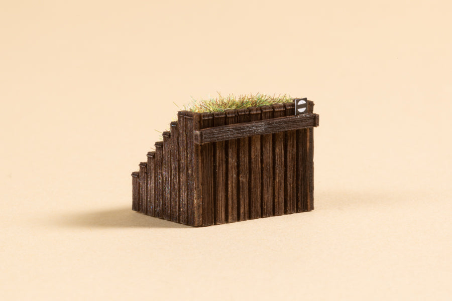 Auhagen 41655, Prellbock Holz, Fertigmodell / N