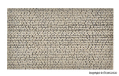 Vollmer 48220, Mauerplatte Naturstein aus Steinkunst, L 26,5 x B 15,5 cm, / H0