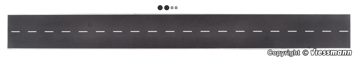 Vollmer 48260, Asphaltstraße aus Steinkunst, L 75 x B 8 cm, / H0