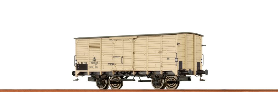 Brawa 48261, Gedeckter Güterwagen IE der DSB, Ep.III, / H0