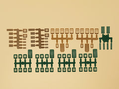 Auhagen 48653, Fenster und Türen für Wohngebäude, Bausatz / N