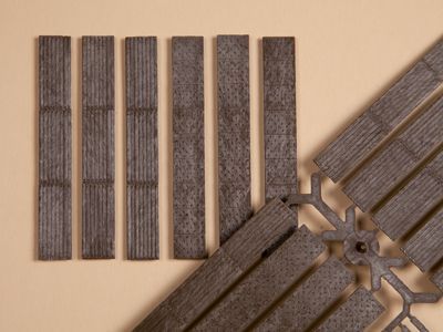 Auhagen 48655, 24 Laufbohlen, 12 Abdeckungen / H0-TT