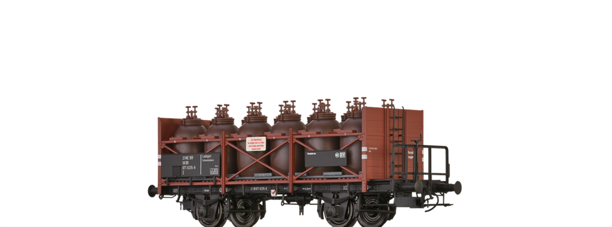 Brawa 49319, Säuretopfwagen Z der DR, Ep. IV / H0