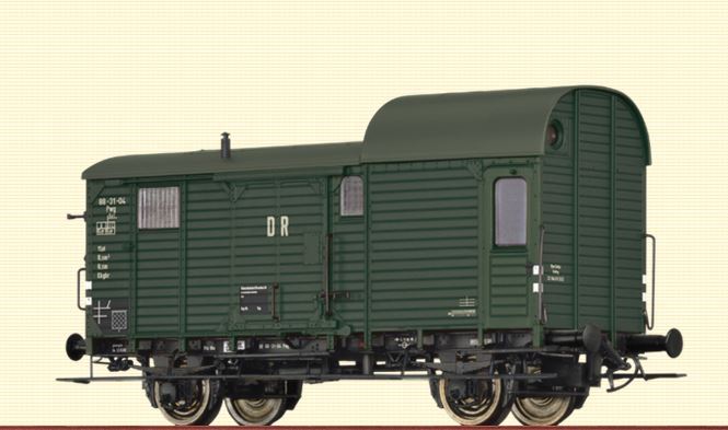 Brawa, 49405, Güterzuggepäckwagen Pwg, DR, Ep. IV,