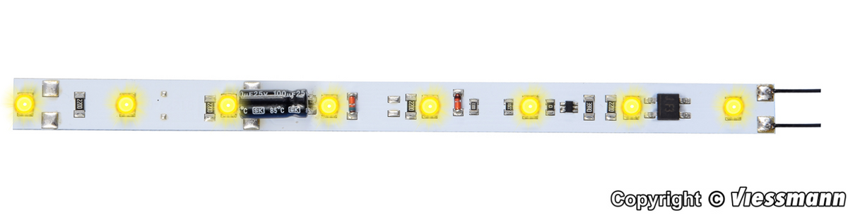 Viessmann, 5092, Waggon-Innenbeleuchtung, 8 LEDs warmweiß