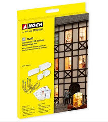 Noch 51250, micro-rooms LED-Gebäude-Beleuchtungs-Set / H0