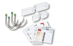 Noch 51250, micro-rooms LED-Gebäude-Beleuchtungs-Set / H0