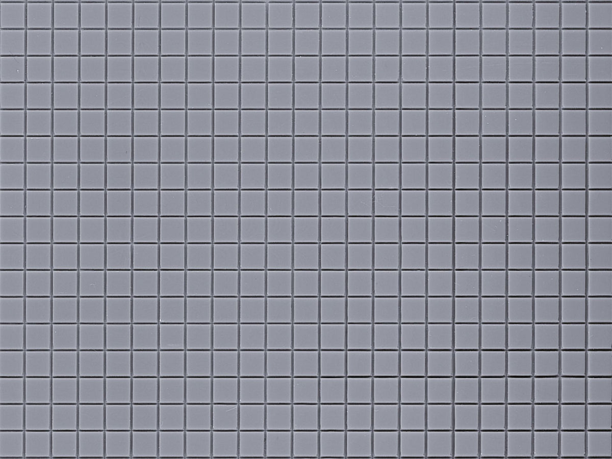 AUHAGEN 52421 Dekorplatte Marktplatte – Grau, lose, H0/TT
