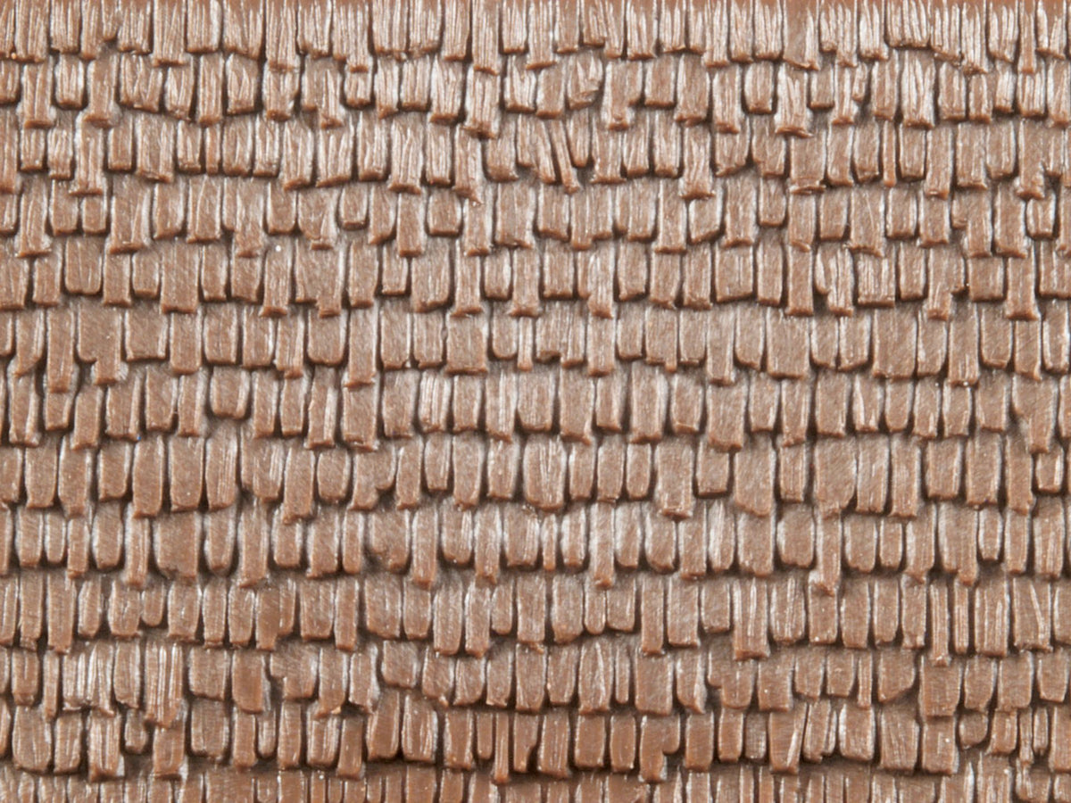 NOCH 52428 Dekorplatte Holzschindeln „graubeige“ – H0/TT