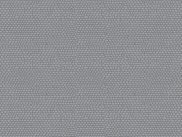 Auhagen 52436, 1x Dekorplatte Pflasterstein gerade , / -