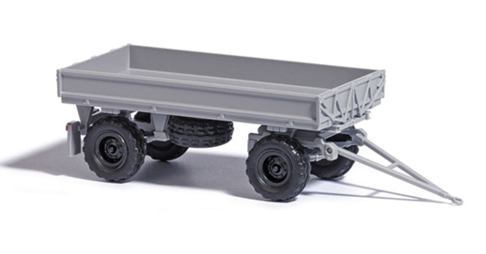 Busch 53002, IFA Anhänger HW 60 – mit Kippgestänge, (grau) / H0