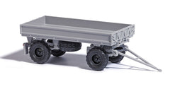 Busch 53002, IFA Anhänger HW 60 – mit Kippgestänge, (grau) / H0