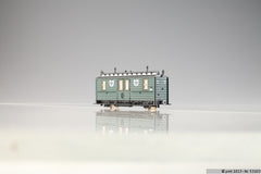 Pmt, 5-3203, Postwagen, K. Sächs. Sts. E. B., Kaiserl. Post grün / H0e