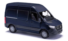 Busch 54001, MB Sprinter Hochdach Kasten, Blau / H0