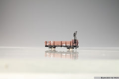 Pmt 5-4232, Offener Güterwg., DR, Ep.III, braun / H0e