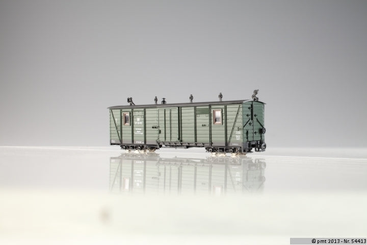 Pmt, 5-4413, Werkstattwagen, DR grün / H0e