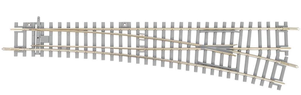 Piko 55171, Weiche, rechts WR mit Betonschwellen, / H0