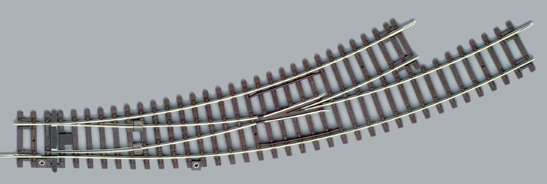 Piko 55227, Bogenweiche, links BWL-R3, H0