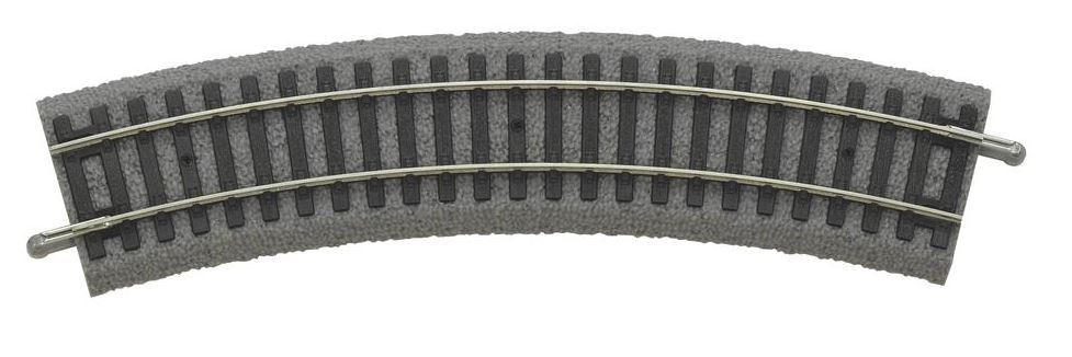 Piko 55411, Bogen mit Bettung R1, 360 mm, / H0