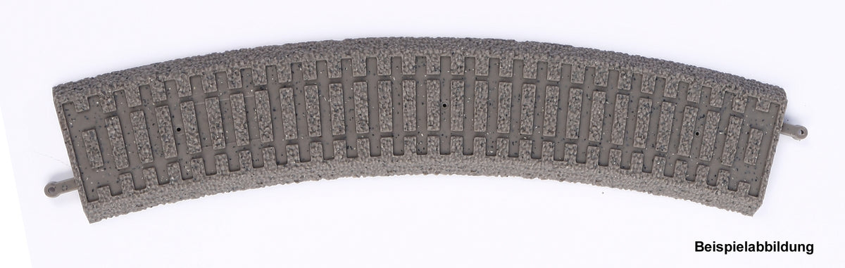 PIKO, 55468, Bettung für Bogen, R2 7,5° 422 mm, 1Stück! (Ohne Gleis! Nur Bettung!)